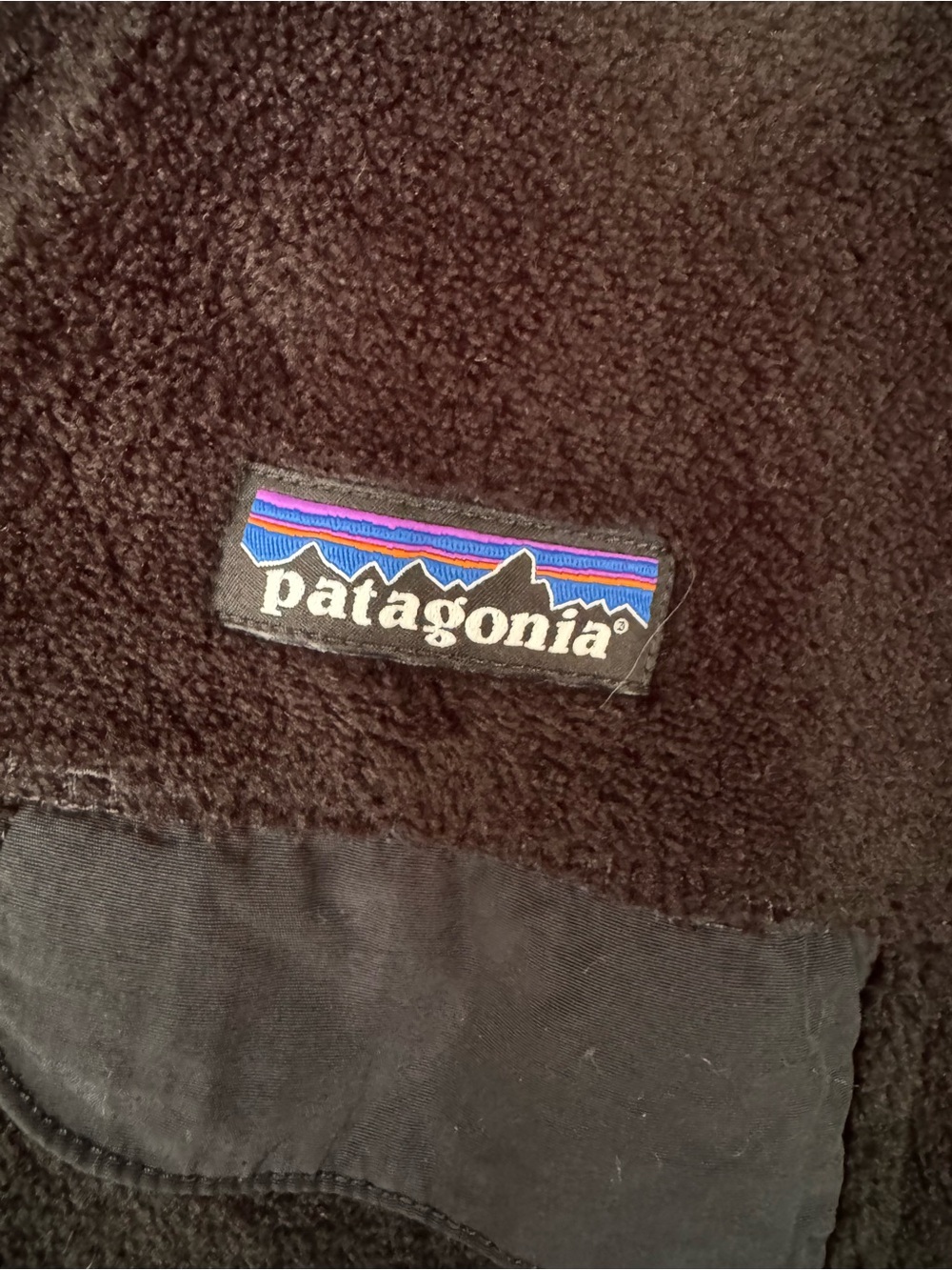 Patagonia Black Snap-T Synchilla Fleece Pullover Jacket - Picture 3 of 7
